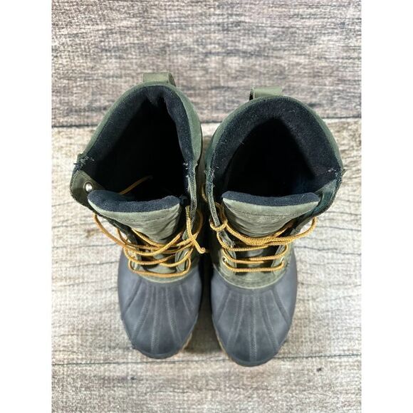 SOREL Rubber Boots Cheyenne II 2 Men’s Sz 8 NM2575-052 Waterproof Green - Picture 4 of 11